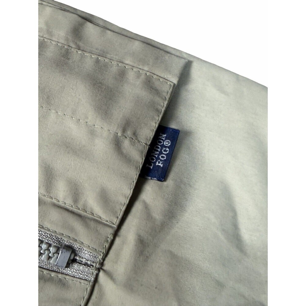 Mens Vintage London Fog Lined Bomber Jacket Size XL Y2K Zip Retro City Preppy - Picture 5 of 14